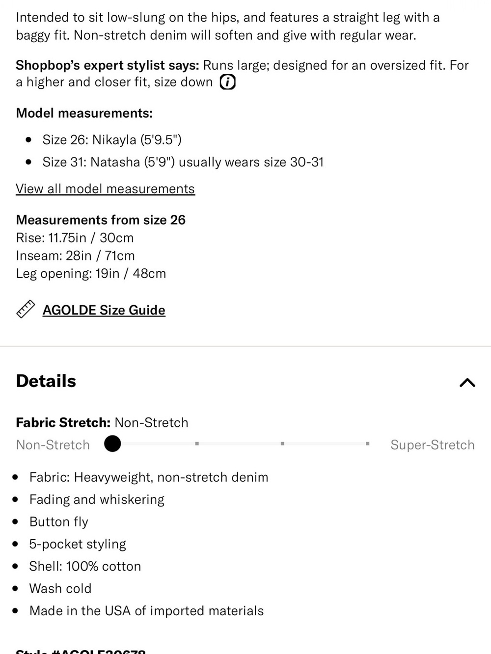Agolde Low rise Jeans - Picture 5 of 5